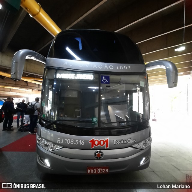 Auto Viação 1001 RJ 108.516 na cidade de São Paulo, São Paulo, Brasil, por Lohan Mariano. Número da foto: #10850105.