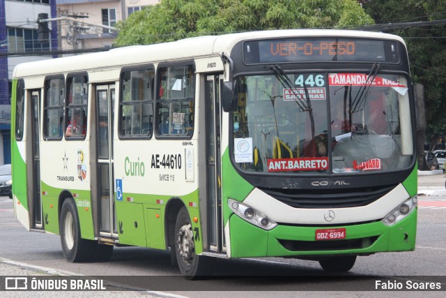 Transurb AE-44610 na cidade de Belém, Pará, Brasil, por Fabio Soares. ID da foto: 10849341.