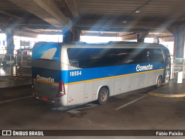 Viação Cometa 18554 na cidade de Campinas, São Paulo, Brasil, por Fábio Paixão. Número da foto: #10849421.