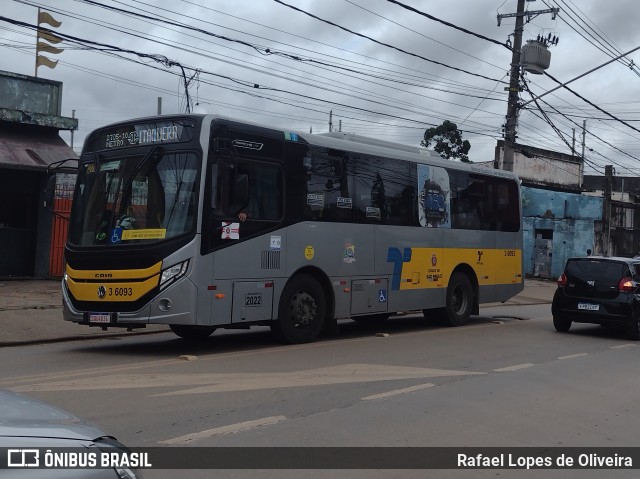 Transunião Transportes 3 6093 na cidade de São Paulo, São Paulo, Brasil, por Rafael Lopes de Oliveira. Número da foto: #10850099.