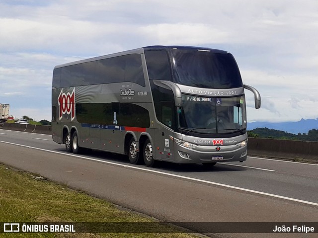 Auto Viação 1001 108.684 na cidade de Canas, São Paulo, Brasil, por João Felipe. Número da foto: #10848972.