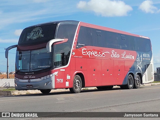 Expresso São Luiz 7970 na cidade de São Miguel dos Campos, Alagoas, Brasil, por Jamysson Santana. Número da foto: #10851053.