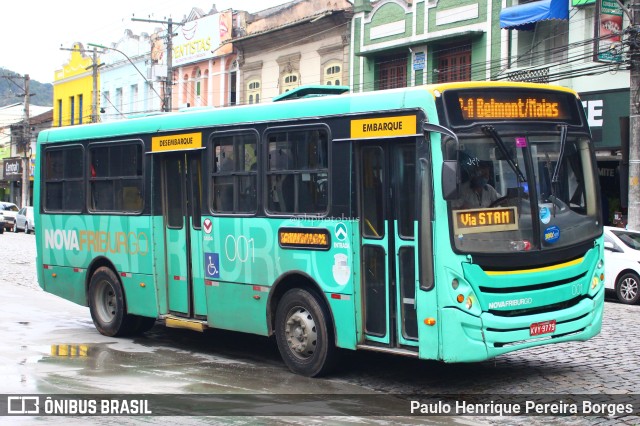 FAOL - Friburgo Auto Ônibus 001 na cidade de Nova Friburgo, Rio de Janeiro, Brasil, por Paulo Henrique Pereira Borges. Número da foto: #10851682.