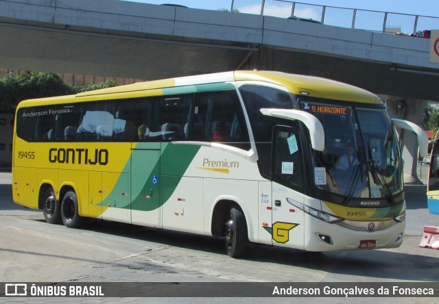 Empresa Gontijo de Transportes 19455 na cidade de Belo Horizonte, Minas Gerais, Brasil, por Anderson Gonçalves da Fonseca. Número da foto: #10849272.