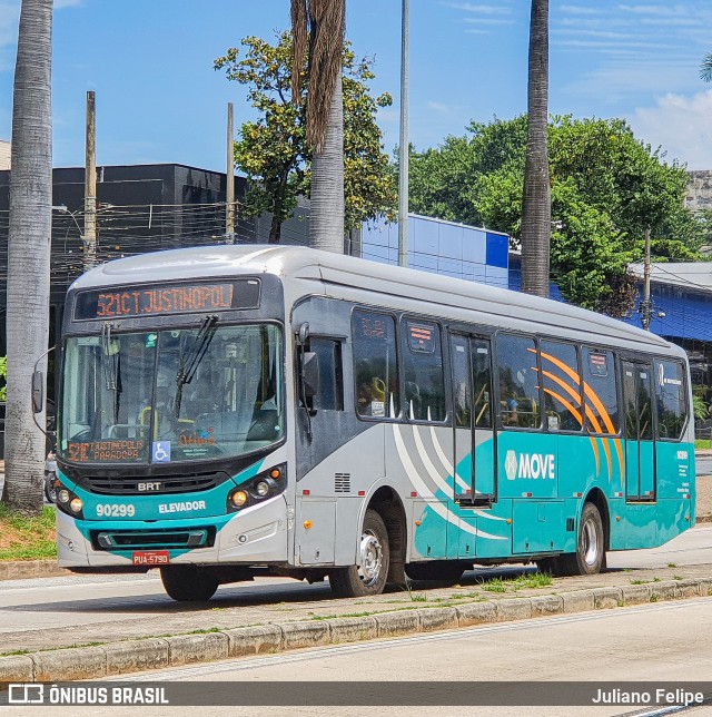 Companhia Coordenadas de Transportes 90299 na cidade de Belo Horizonte, Minas Gerais, Brasil, por Juliano Felipe. Número da foto: #10852786.