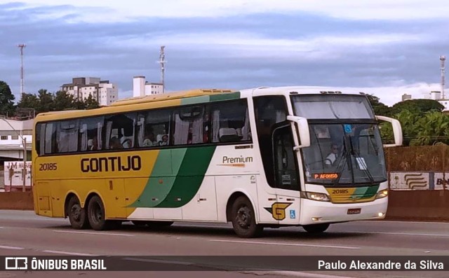 Empresa Gontijo de Transportes 20185 na cidade de Betim, Minas Gerais, Brasil, por Paulo Alexandre da Silva. ID da foto: 10854306.