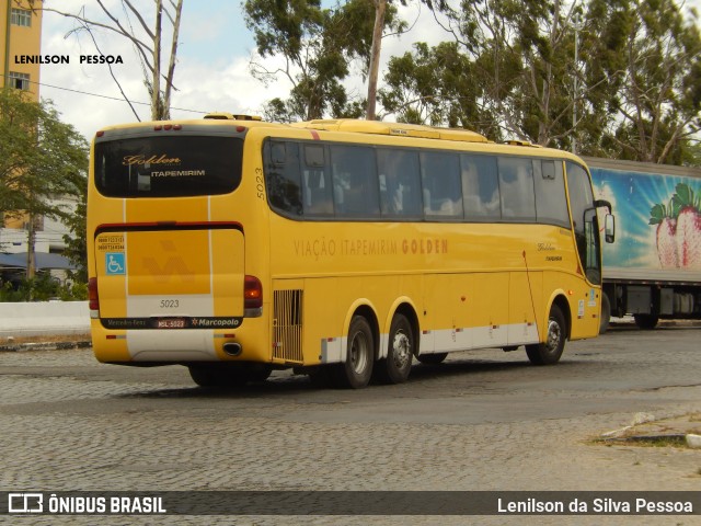 Viação Itapemirim 5023 na cidade de Caruaru, Pernambuco, Brasil, por Lenilson da Silva Pessoa. Número da foto: #10853875.