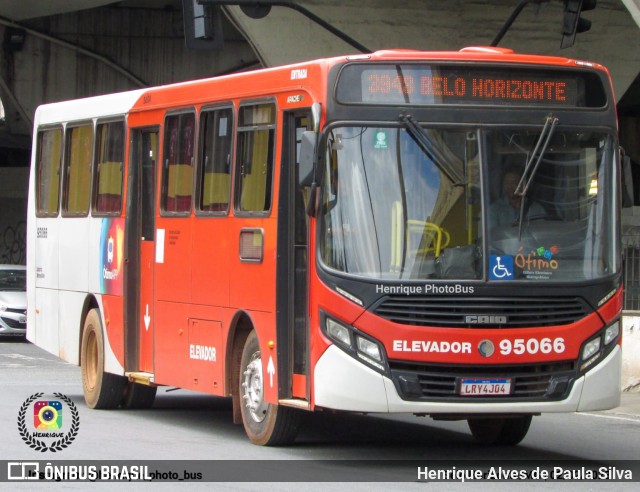 Santa Fé Transportes 95066 na cidade de Belo Horizonte, Minas Gerais, Brasil, por Henrique Alves de Paula Silva. ID da foto: 10853260.