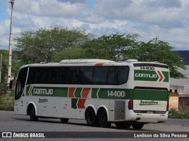 Empresa Gontijo de Transportes 14400 na cidade de Caruaru, Pernambuco, Brasil, por Lenilson da Silva Pessoa. ID da foto: 10853950.