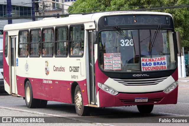 Viação Santa Rosa CV-32607 na cidade de Belém, Pará, Brasil, por Fabio Soares. ID da foto: 10852593.