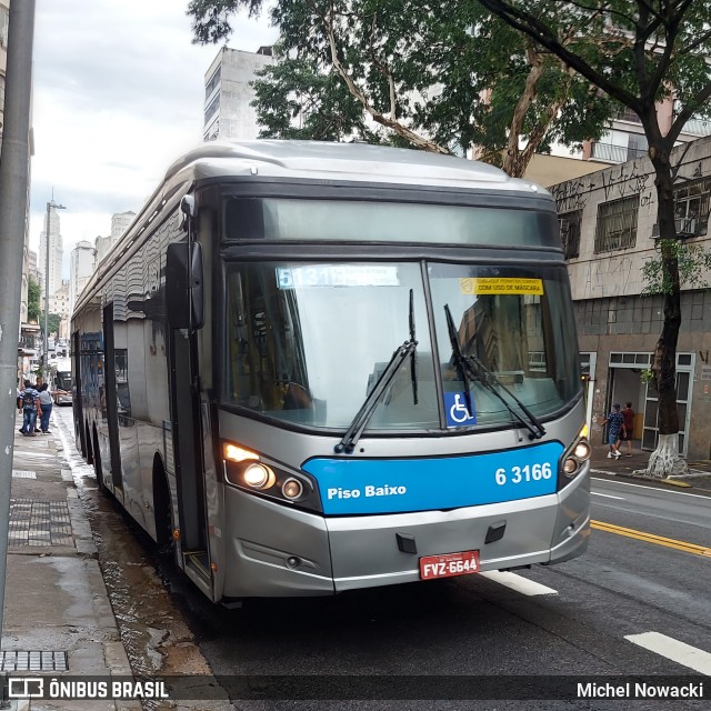 Viação Paratodos > São Jorge > Metropolitana São Paulo > Mobibrasil 6 3166 na cidade de São Paulo, São Paulo, Brasil, por Michel Nowacki. Número da foto: #10853198.
