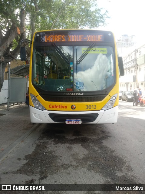Coletivo Transportes 3613 na cidade de Caruaru, Pernambuco, Brasil, por Marcos Silva. Número da foto: #10854109.