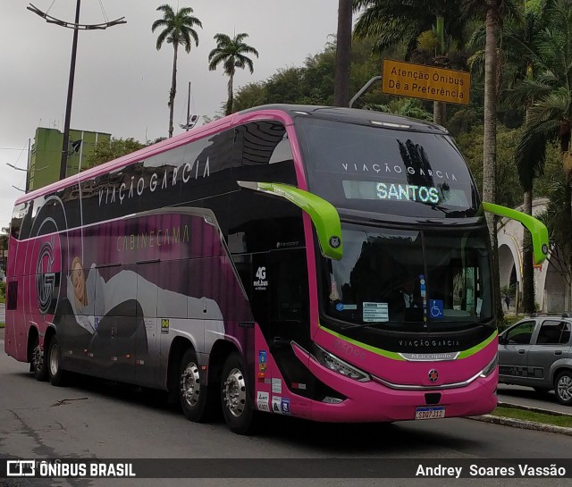 Viação Garcia 86099 na cidade de Santos, São Paulo, Brasil, por Andrey  Soares Vassão. Número da foto: #10852679.
