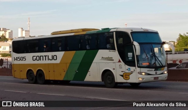 Empresa Gontijo de Transportes 14505 na cidade de Betim, Minas Gerais, Brasil, por Paulo Alexandre da Silva. Número da foto: #10854318.