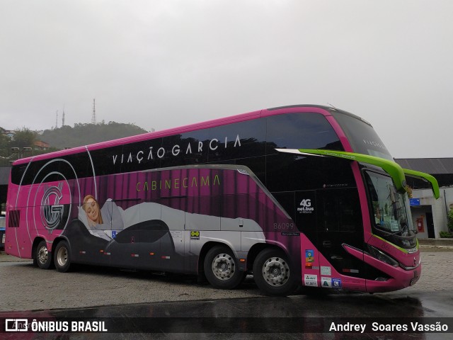 Viação Garcia 86099 na cidade de Santos, São Paulo, Brasil, por Andrey  Soares Vassão. Número da foto: #10852707.