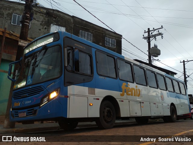 Expresso Fênix Cubatão 25319 na cidade de Cubatão, São Paulo, Brasil, por Andrey  Soares Vassão. Número da foto: #10856145.