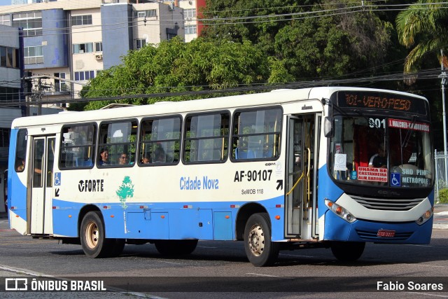 Viação Forte AF-90107 na cidade de Belém, Pará, Brasil, por Fabio Soares. Número da foto: #10855983.