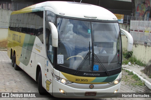 Empresa Gontijo de Transportes 18365 na cidade de Belo Horizonte, Minas Gerais, Brasil, por Hariel Bernades. ID da foto: 10855122.