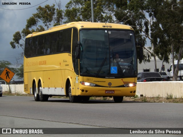 Viação Itapemirim 5811 na cidade de Caruaru, Pernambuco, Brasil, por Lenilson da Silva Pessoa. ID da foto: 10855451.