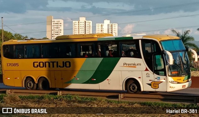 Empresa Gontijo de Transportes 17085 na cidade de Betim, Minas Gerais, Brasil, por Hariel BR-381. Número da foto: #10856688.