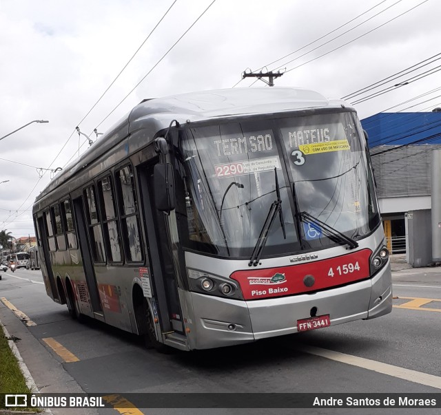 Himalaia Transportes > Ambiental Transportes Urbanos 4 1594 na cidade de São Paulo, São Paulo, Brasil, por Andre Santos de Moraes. ID da foto: 10855424.