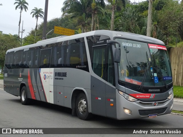 BR Mobilidade Baixada Santista 8055 na cidade de Santos, São Paulo, Brasil, por Andrey  Soares Vassão. Número da foto: #10855406.