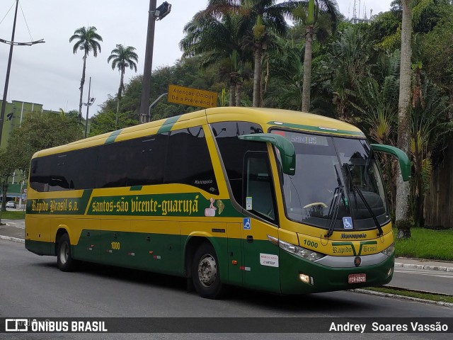Viação Rápido Brasil 1000 na cidade de Santos, São Paulo, Brasil, por Andrey  Soares Vassão. Número da foto: #10855412.