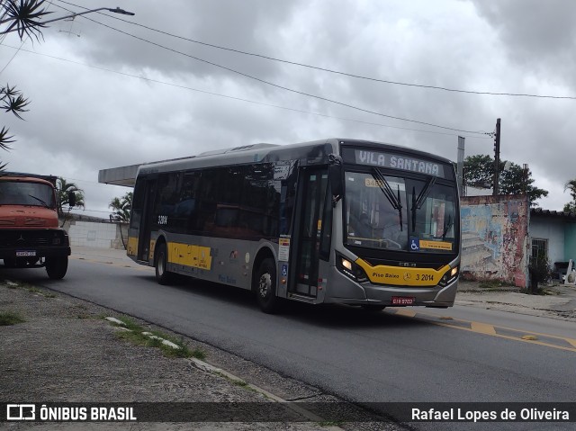 Viação Metrópole Paulista - Zona Leste 3 2014 na cidade de São Paulo, São Paulo, Brasil, por Rafael Lopes de Oliveira. Número da foto: #10855761.