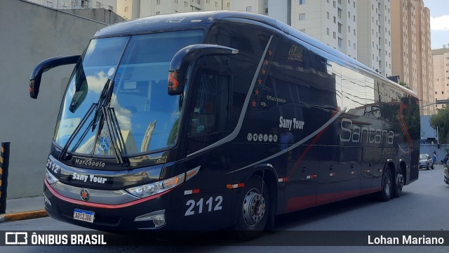 Brasil Santana Transportes 2112 na cidade de São Caetano do Sul, São Paulo, Brasil, por Lohan Mariano. Número da foto: #10855854.