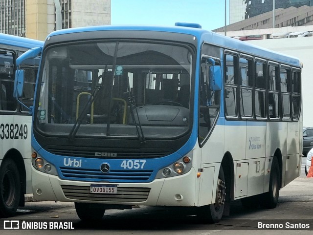 Urbi Mobilidade Urbana 4057 na cidade de Brasília, Distrito Federal, Brasil, por Brenno Santos. ID da foto: 10855543.