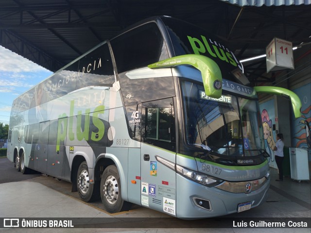 Viação Garcia 88127 na cidade de Presidente Prudente, São Paulo, Brasil, por Luis Guilherme Costa. ID da foto: 10914582.