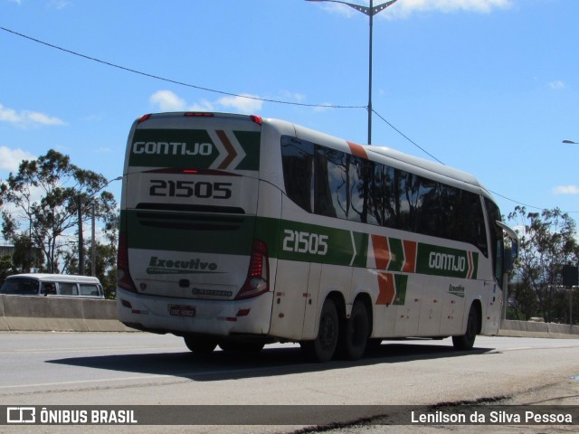Empresa Gontijo de Transportes 21505 na cidade de Caruaru, Pernambuco, Brasil, por Lenilson da Silva Pessoa. Número da foto: #10914512.