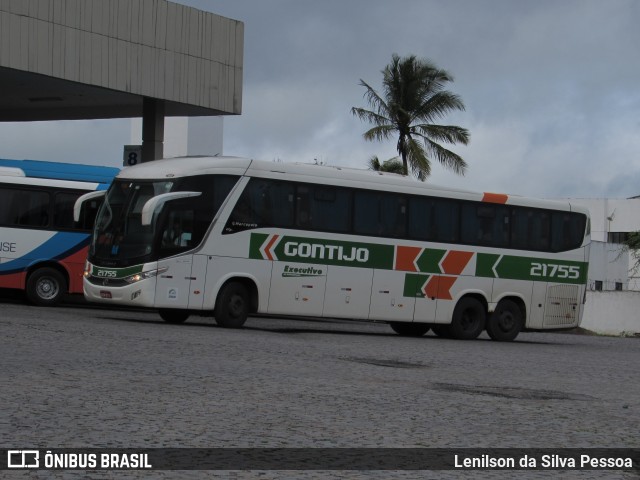 Empresa Gontijo de Transportes 21755 na cidade de Caruaru, Pernambuco, Brasil, por Lenilson da Silva Pessoa. ID da foto: 10914342.