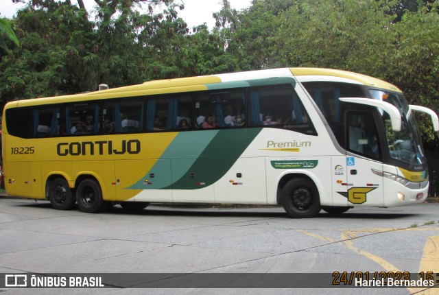 Empresa Gontijo de Transportes 18225 na cidade de São Paulo, São Paulo, Brasil, por Hariel Bernades. ID da foto: 10913374.