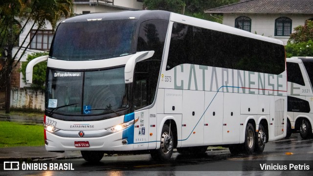 Auto Viação Catarinense 3373 na cidade de Joinville, Santa Catarina, Brasil, por Vinicius Petris. ID da foto: 10914003.