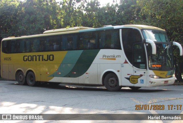 Empresa Gontijo de Transportes 14135 na cidade de São Paulo, São Paulo, Brasil, por Hariel Bernades. Número da foto: #10913332.