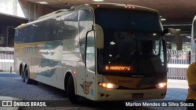 Empresa Gontijo de Transportes 14820 na cidade de Belo Horizonte, Minas Gerais, Brasil, por Marlon Mendes da Silva Souza. Número da foto: #10915327.