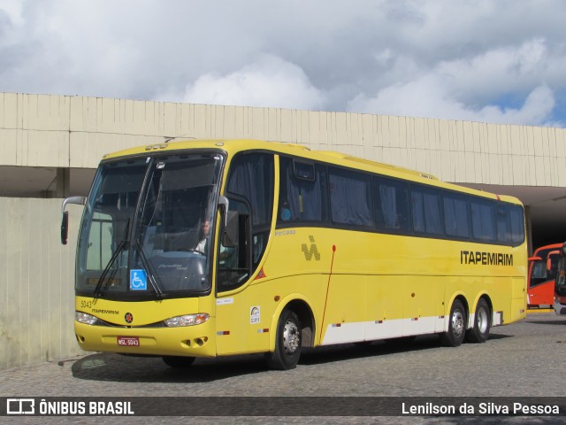 Viação Itapemirim 5043 na cidade de Caruaru, Pernambuco, Brasil, por Lenilson da Silva Pessoa. ID da foto: 10914296.