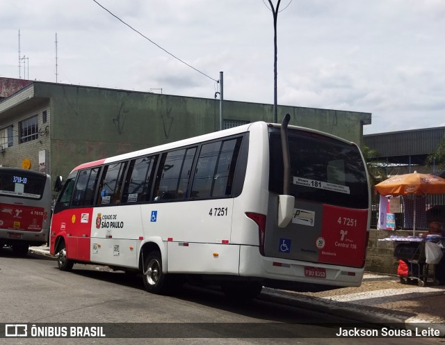 Pêssego Transportes 4 7251 na cidade de São Paulo, São Paulo, Brasil, por Jackson Sousa Leite. ID da foto: 10914948.