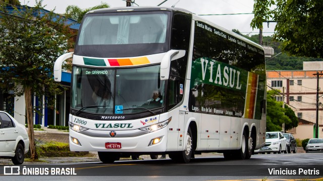 Viasul - Auto Viação Venâncio Aires 12000 na cidade de Joinville, Santa Catarina, Brasil, por Vinicius Petris. ID da foto: 10914025.