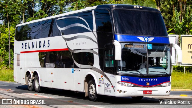 Reunidas Transportes Coletivos 30800 na cidade de Joinville, Santa Catarina, Brasil, por Vinicius Petris. ID da foto: 10914091.