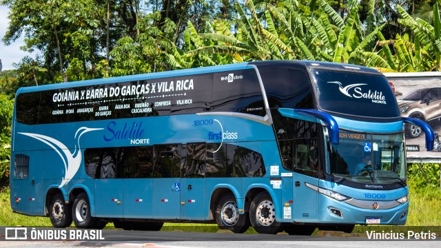 Expresso Satélite Norte 18009 na cidade de Joinville, Santa Catarina, Brasil, por Vinicius Petris. ID da foto: 10914083.