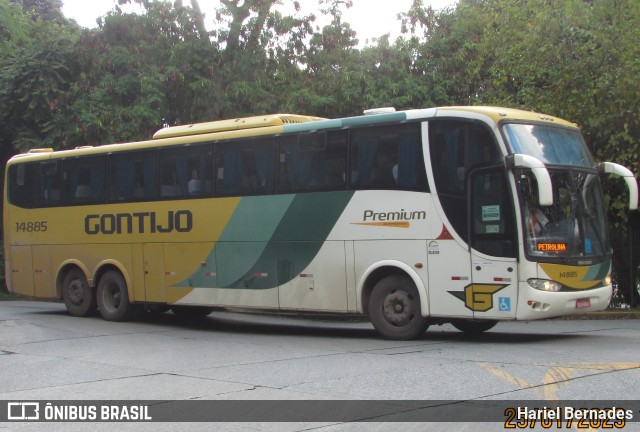 Empresa Gontijo de Transportes 14885 na cidade de São Paulo, São Paulo, Brasil, por Hariel Bernades. ID da foto: 10913330.