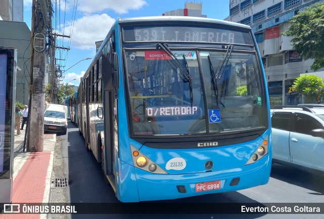 Viação Grande Vitória 23135 na cidade de Vitória, Espírito Santo, Brasil, por Everton Costa Goltara. ID da foto: 10914457.