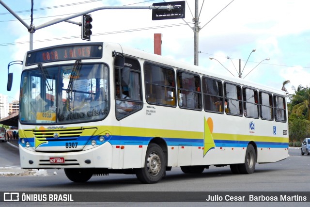 VCA - Viação Cidade de Aracaju 8307 na cidade de Aracaju, Sergipe, Brasil, por Julio Cesar  Barbosa Martins. Número da foto: #10913441.