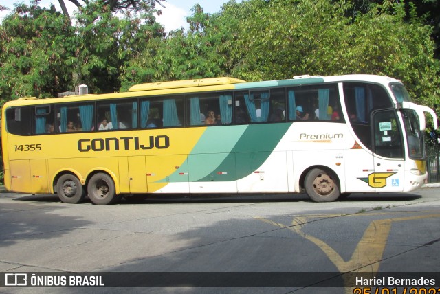 Empresa Gontijo de Transportes 14355 na cidade de São Paulo, São Paulo, Brasil, por Hariel Bernades. ID da foto: 10913363.