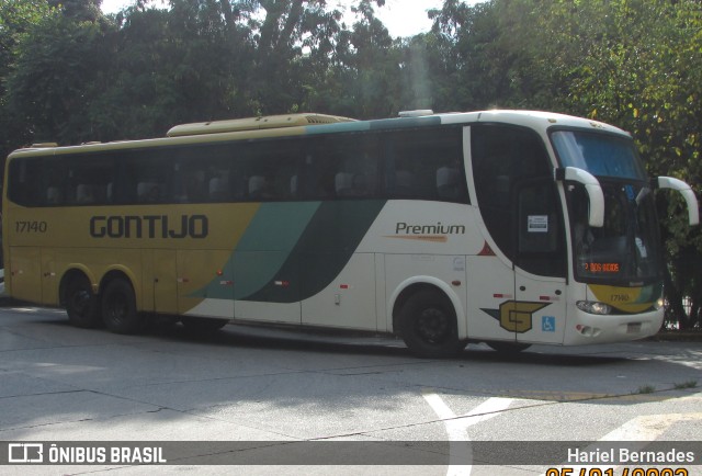 Empresa Gontijo de Transportes 17140 na cidade de São Paulo, São Paulo, Brasil, por Hariel Bernades. ID da foto: 10913325.