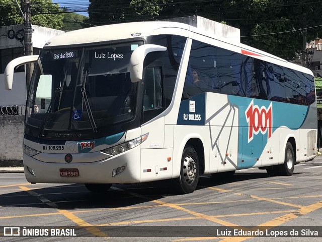 Auto Viação 1001 RJ 108.255 na cidade de Niterói, Rio de Janeiro, Brasil, por Luiz Eduardo Lopes da Silva. Número da foto: #10914704.
