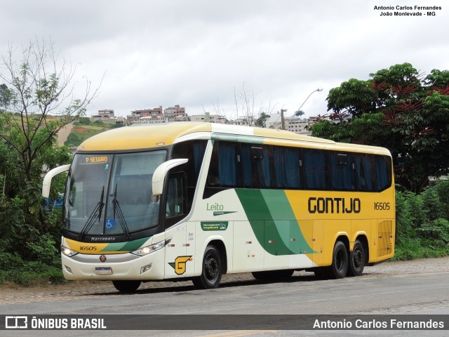 Empresa Gontijo de Transportes 16505 na cidade de João Monlevade, Minas Gerais, Brasil, por Antonio Carlos Fernandes. ID da foto: 10941120.