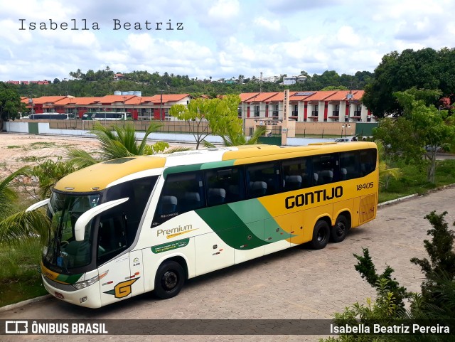 Empresa Gontijo de Transportes 18405 na cidade de Porto Seguro, Bahia, Brasil, por Isabella Beatriz Pereira. ID da foto: 10941006.